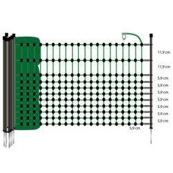 Konijnen-/hobbynet, groen, 65cm, 50m (enkele pen)