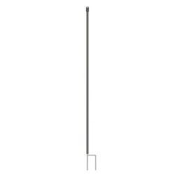 Hertenpaal kunststof (zwart, ,19mm - 2,00 meter, 10 stuks)