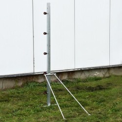 Haspelhoekpaal (5 haspels / 5 isolatoren)