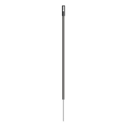 Kunststof paal 13mm 0,98m zwart (10)