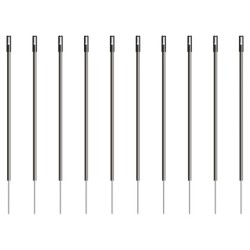 Kunststof paal 13mm 0,98m zwart (10)