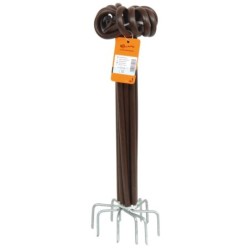 Afstandisolator krulstaart (terra, 40cm, 10 stuks)